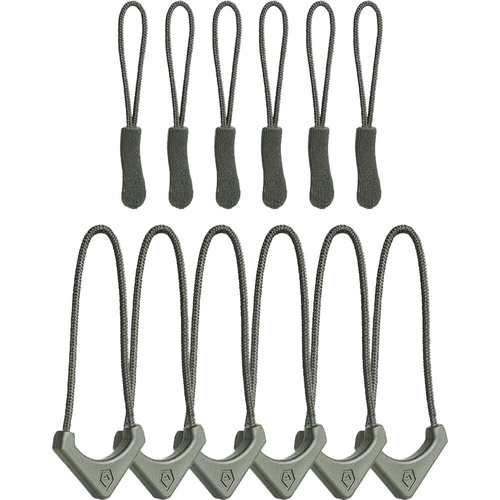 WANDRD Standard Zipper Puller (Wasatch Green, 12-Pack)