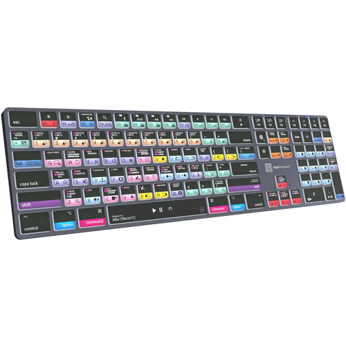 Logickeyboard TITAN Adobe After Effects CC Wireless Keyboard for Mac