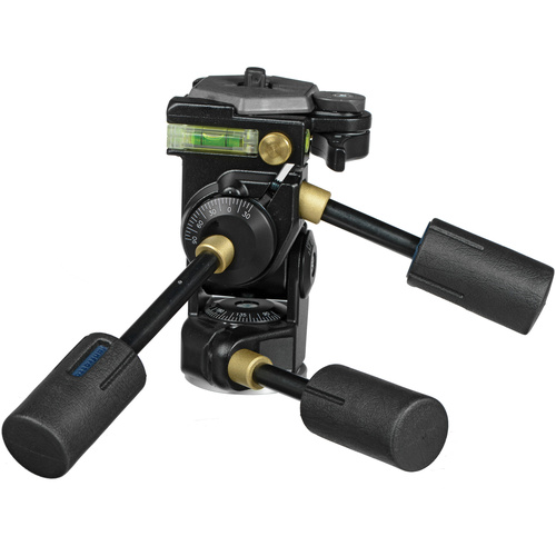 Manfrotto 229 3-Way Pan-and-Tilt Head with 030-14 Quick Release Plate