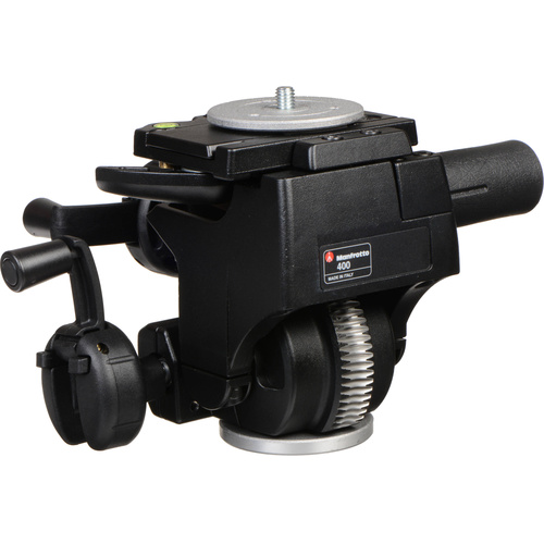Manfrotto 400 3-Way Geared Pan-and-Tilt Head with Select Quick Release Plates