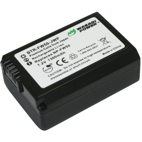 Wasabi NP-FW50 Power Battery for Sony