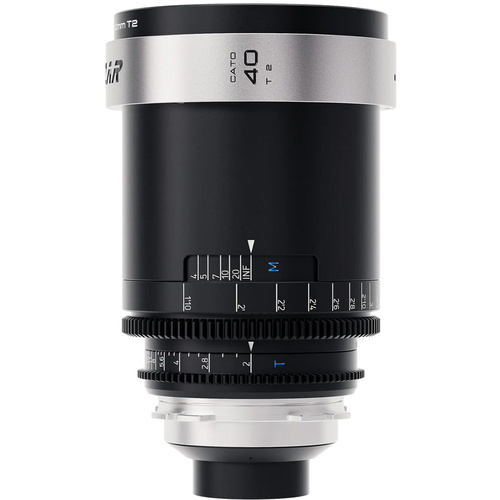 Blazar CATO 40mm T2.0 Full Frame 2x Anamorphic Lens (ARRI PL, Silver Flare)