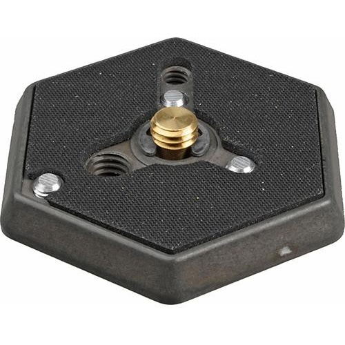 Manfrotto 130-38 Hexagonal Quick Release Plate (Flat Bottomed) with 3/8" Screw