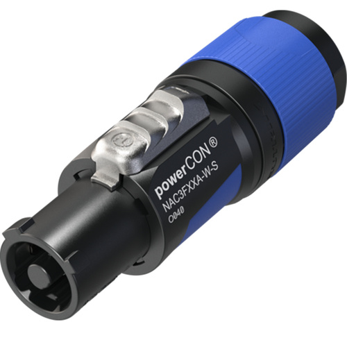 Neutrik powerCON OD 6-12mm Cable Connector (Blue)