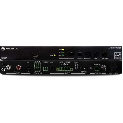 Atlona AT-GAIN-M50-LZ 50W Mixer Amplifier