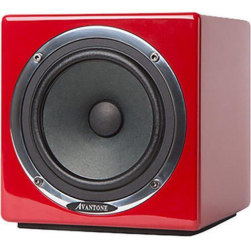 Avantone Pro Active MixCube Full-Range Mini Reference Monitor (Single, Red)