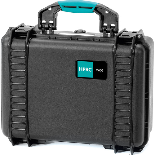 HPRC 2400E Hard Case without Foam (Black with Blue Handle)