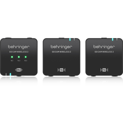 Behringer Go Cam Wireless 2 Two-Person Wireless Clip-On Microphone System (2.4 GHz)