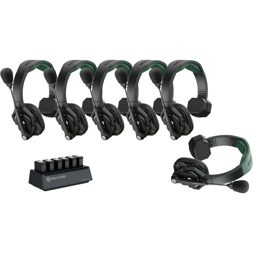 Hollyland Solidcom SE Pro Single-Ear Six Person Headset System (1M+5R)