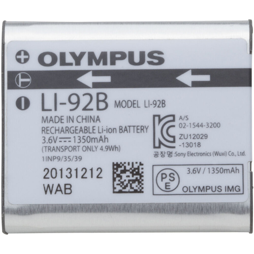 OM System LI-92B Rechargeable Lithium-Ion Battery