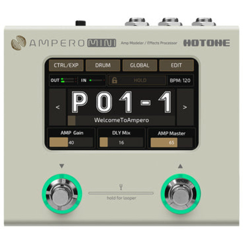Hotone Ampero Mini Amp Modeller and Effects Processor