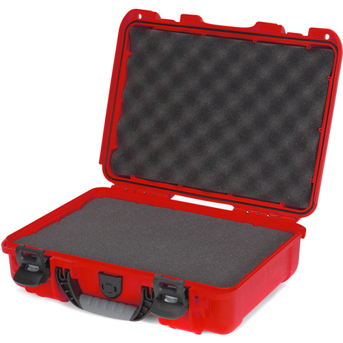 Nanuk 910 Medium Hard Case (Red, With Foam, 8.2L)