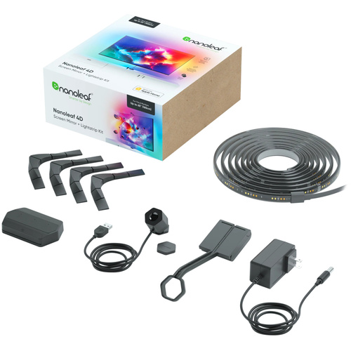Nanoleaf 4D Screen Mirror + Lightstrip Kit for TVs & Monitors Up to 4m