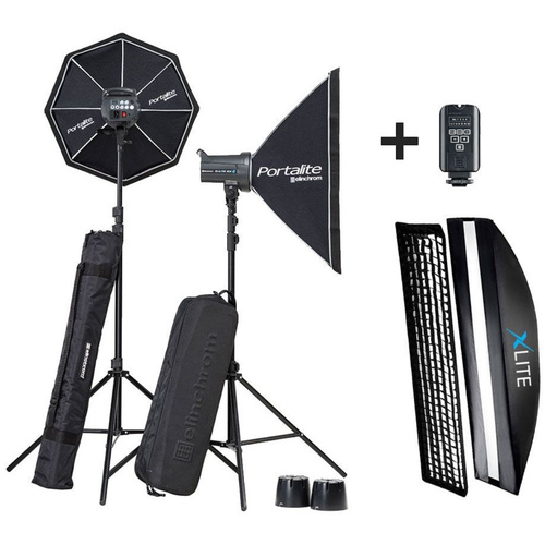 Elinchrom D-Lite RX4 Set With Xlite 30x140 Strip