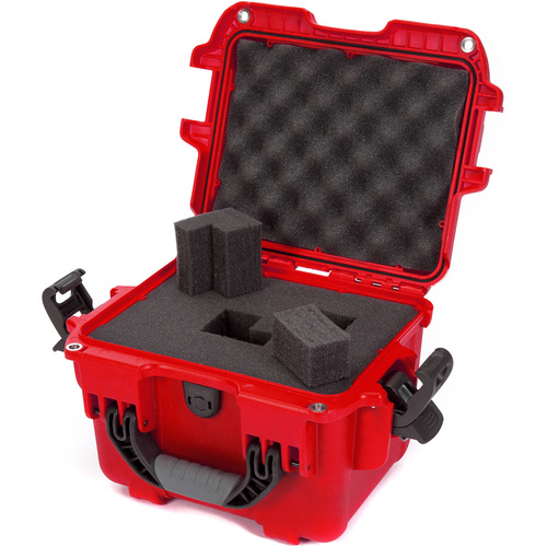 Nanuk 908 Small Hard Case (Red, With Foam, 8.8L)