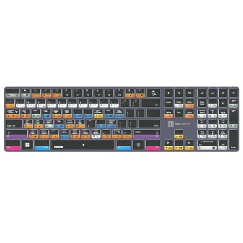 Logickeyboard TITAN Wireless Keyboard for Blender 3D (Windows, US English)