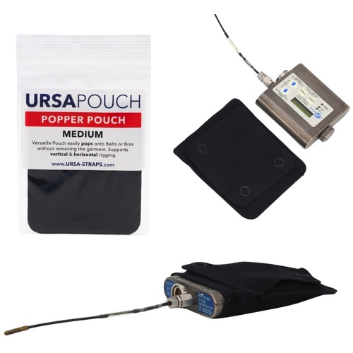 Ursa Popper Pouch (Medium, Black)