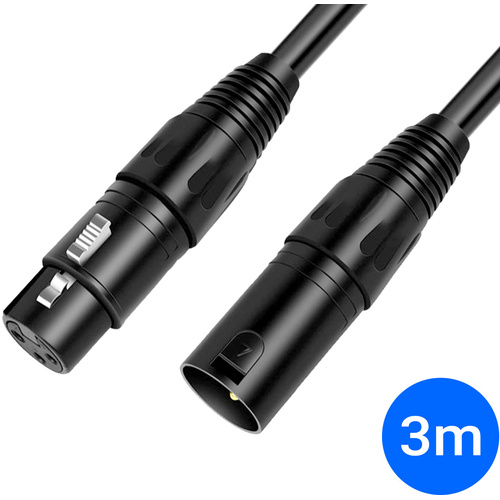 Titan Mic Cable - XLR Male to Female 3m