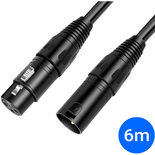 Titan Mic Cable - XLR Male to Female (6m)