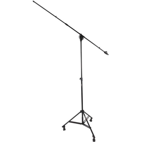 Proel Floor Mic Stand with Adjustable Boom (Black)