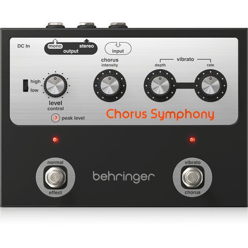 Behringer Chorus Symphony Vintage '70s Modulation Pedal