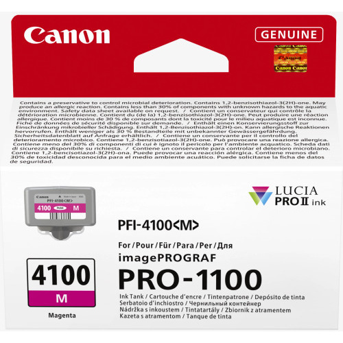 Canon PFI-4100 Lucia Pro Ink Cartridge (Magenta, 80ml)
