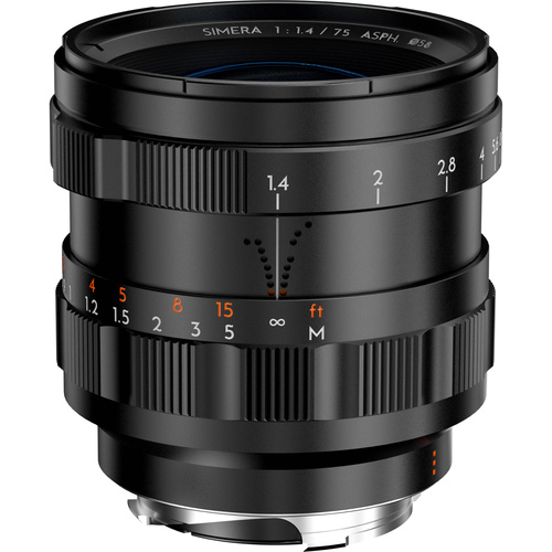 Thypoch Simera 75mm f/1.4 Lens (Leica M, Black)