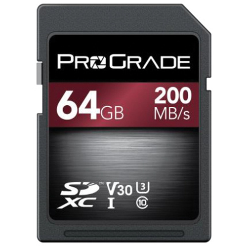 ProGrade Digital Strontium 64GB SDXC UHS-I V30 Memory Card