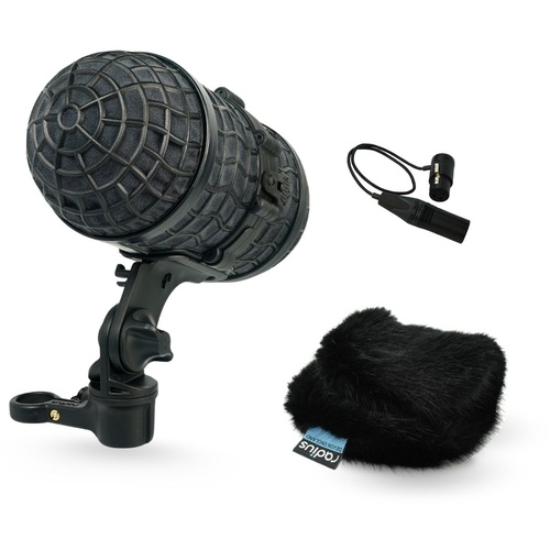 Radius Mini-ALTO 115 & RAD-2 Kit with 3-Pin XLR Cable (Black)