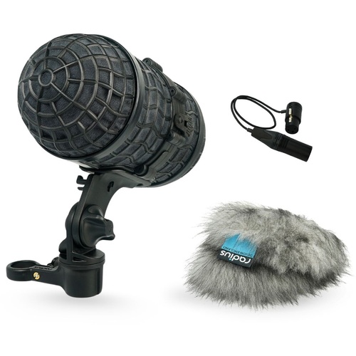 Radius Mini-ALTO 115 & RAD-2 Kit with 3-Pin XLR Cable (Grey)