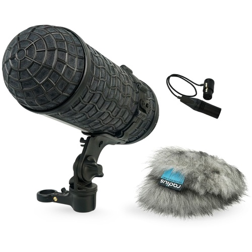 Radius Mini-ALTO 180 & RAD-2 Kit with 3-Pin XLR Cable (Grey)