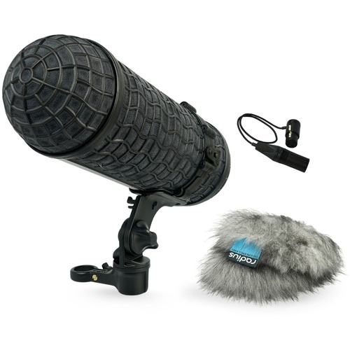 Radius Mini-ALTO 210 & RAD-2 Kit with 3-Pin XLR Cable (Grey)