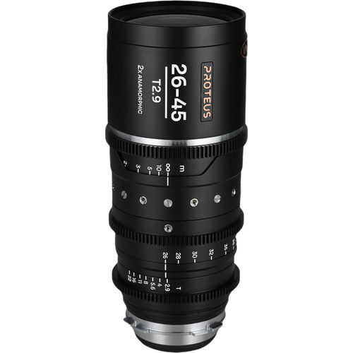 Laowa Proteus 26-45mm T2.9 2x S35 Anamorphic Zoom (ARRI PL, Meters, Silver Flare)