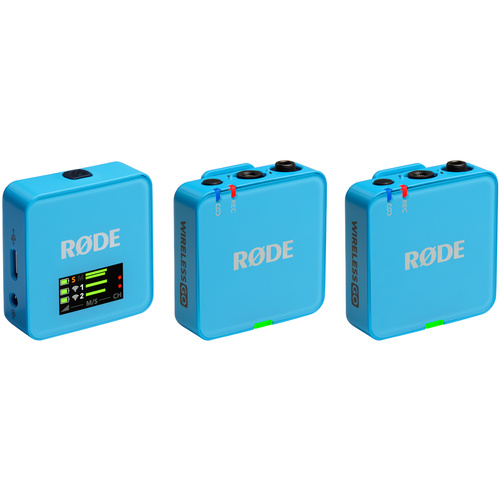 RODE Wireless GO Compact Wireless Microphone System (Gen 3, Blue)