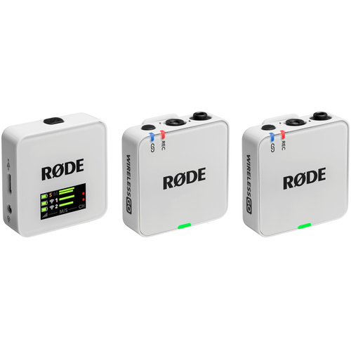 RODE Wireless GO Compact Wireless Microphone System (Gen 3, White)