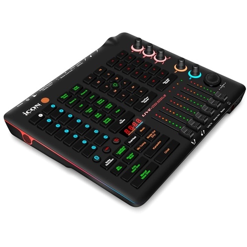 iCON Pro Audio Live Streaming Podcast Console USB Audio Interface - Open Box