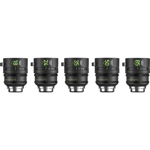 NiSi AUREUS PRIME T1.4 Cinema 5-Lens Kit (ARRI PL)