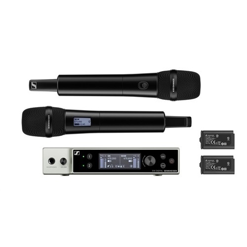 Sennheiser EW-DX 835-S SET Digital Wireless System with Two Handheld Mics & MMD 835 Capsules (Y1-3)