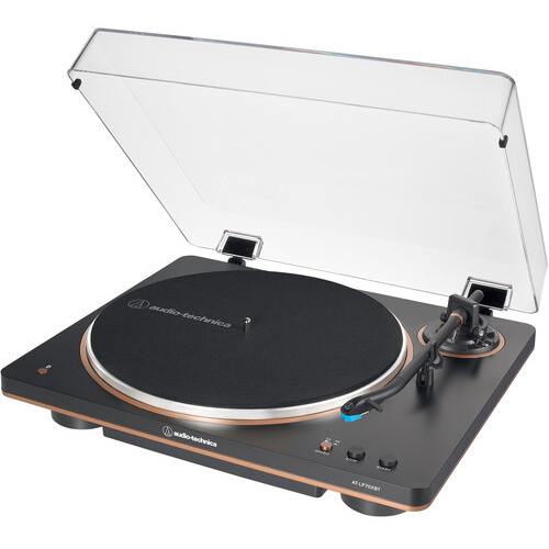 Audio Technica AT-LP70XBT Fully Automatic Belt-Drive Turntable with Bluetooth (Black/Bronze)