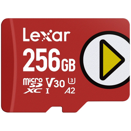 Lexar 256GB PLAY UHS-I microSDXC Memory Card (V2)
