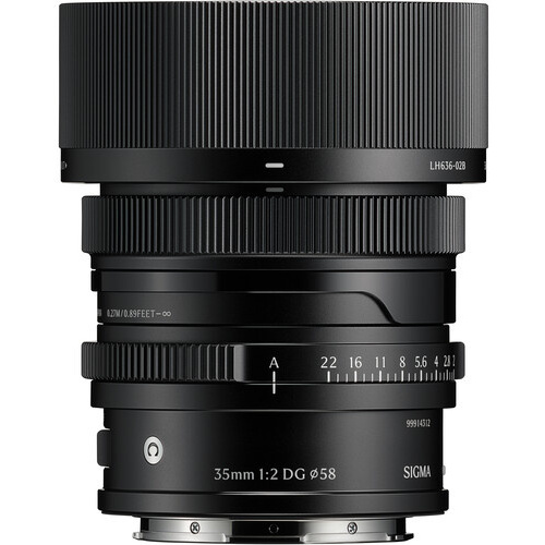 Sigma 35mm f/2 DG Contemporary Lens (L-Mount, Black)