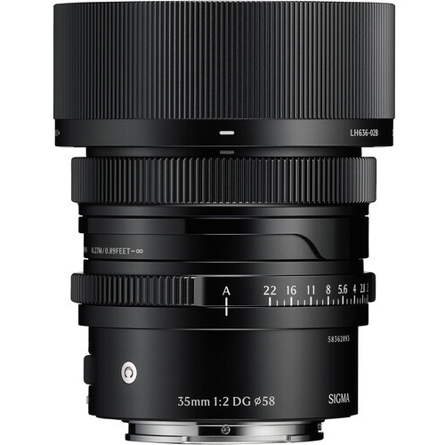 Sigma 35mm f/2 DG Contemporary Lens (Sony E, Black)