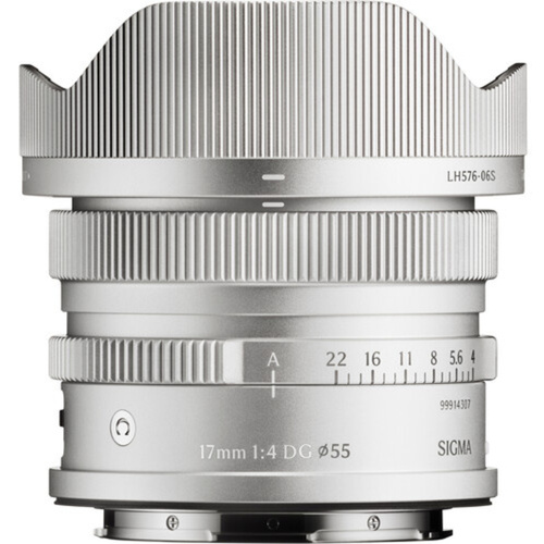 Sigma 17mm f/4 DG Contemporary Lens (L-Mount, Silver)