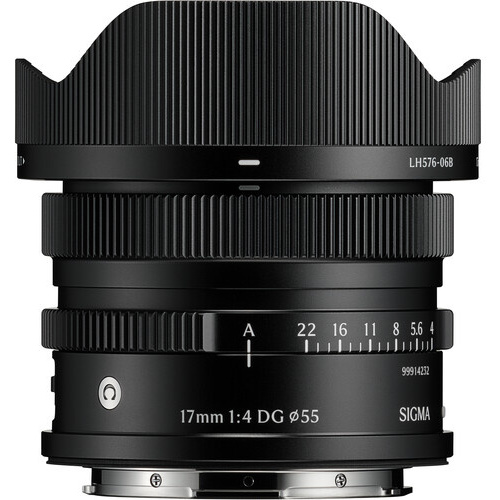 Sigma 17mm f/4 DG Contemporary Lens (L-Mount, Black)