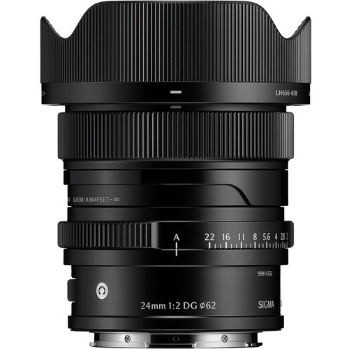 Sigma 24mm f/2 DG Contemporary Lens (L-Mount, Black)