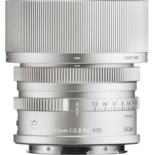 Sigma 45mm f/2.8 DG Contemporary Lens (L-Mount, Silver)