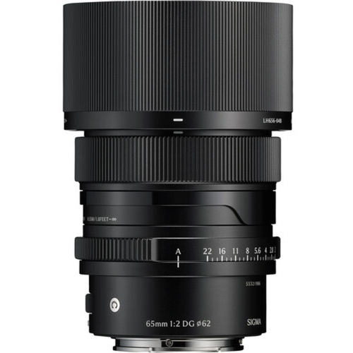 Sigma 65mm f/2 DG Contemporary Lens (L-Mount, Black)