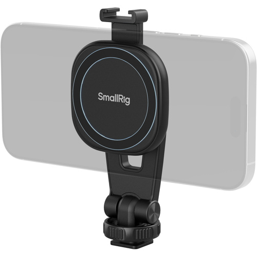 SmallRig 5283 AC-10 Attachable Phone Clamp with Cold Shoe Mount