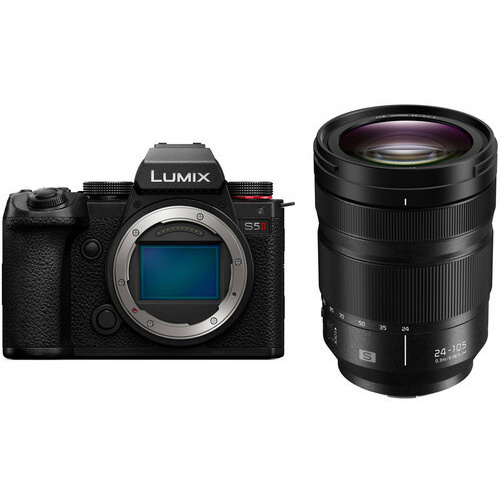 Panasonic Lumix S5 II Mirrorless Digital Camera with 24-105mm f/4 Macro O.I.S. Lens