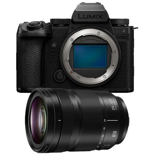 Panasonic Lumix S5 II X Mirrorless Digital Camera with 24-105mm f/4 Macro O.I.S. Lens